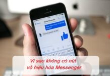 Giải đáp thắc mắc: Messenger không có nút vô hiệu hóa????